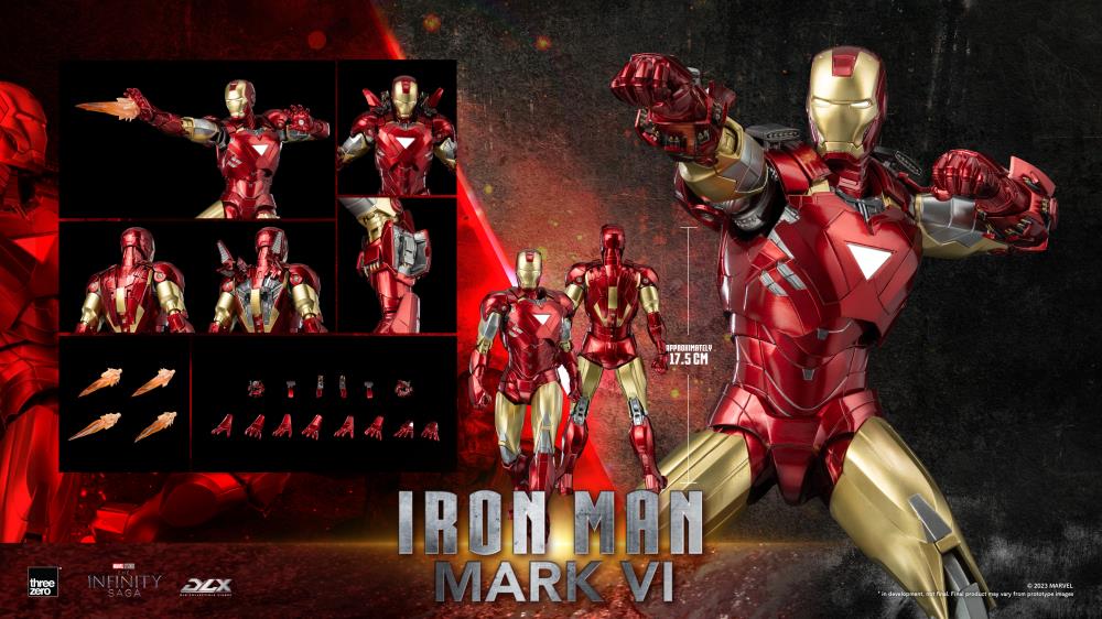 ThreeZero Marvel Studios The Infinity Saga DLX Iron Man Mark 6