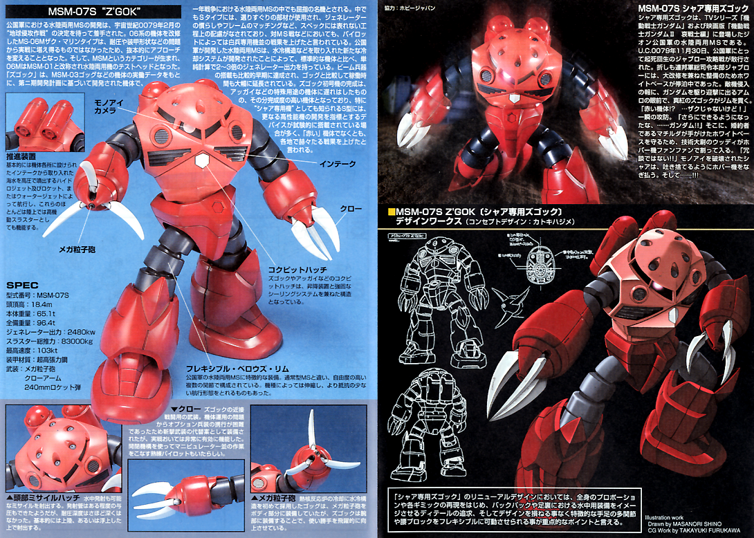 HG 1/144 HGUC MSM-07S Char's Z'Gok HGUC