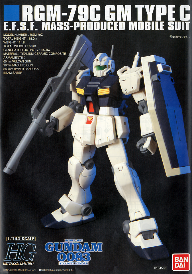 HG 1/144 RGM-79C GM Type C HGUC