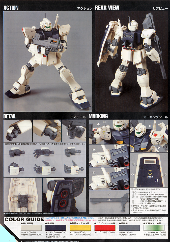 HG 1/144 RGM-79C GM Type C HGUC