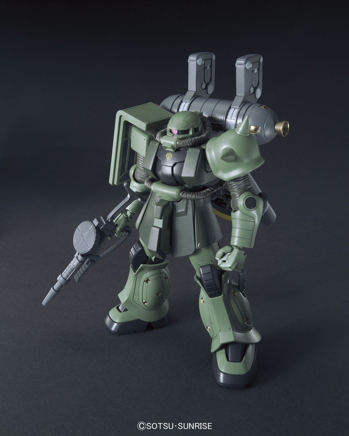 HG 1/144 Zaku II + Big Gun (Gundam Thunderbolt Ver.) Anime Ver. - 4573102685018