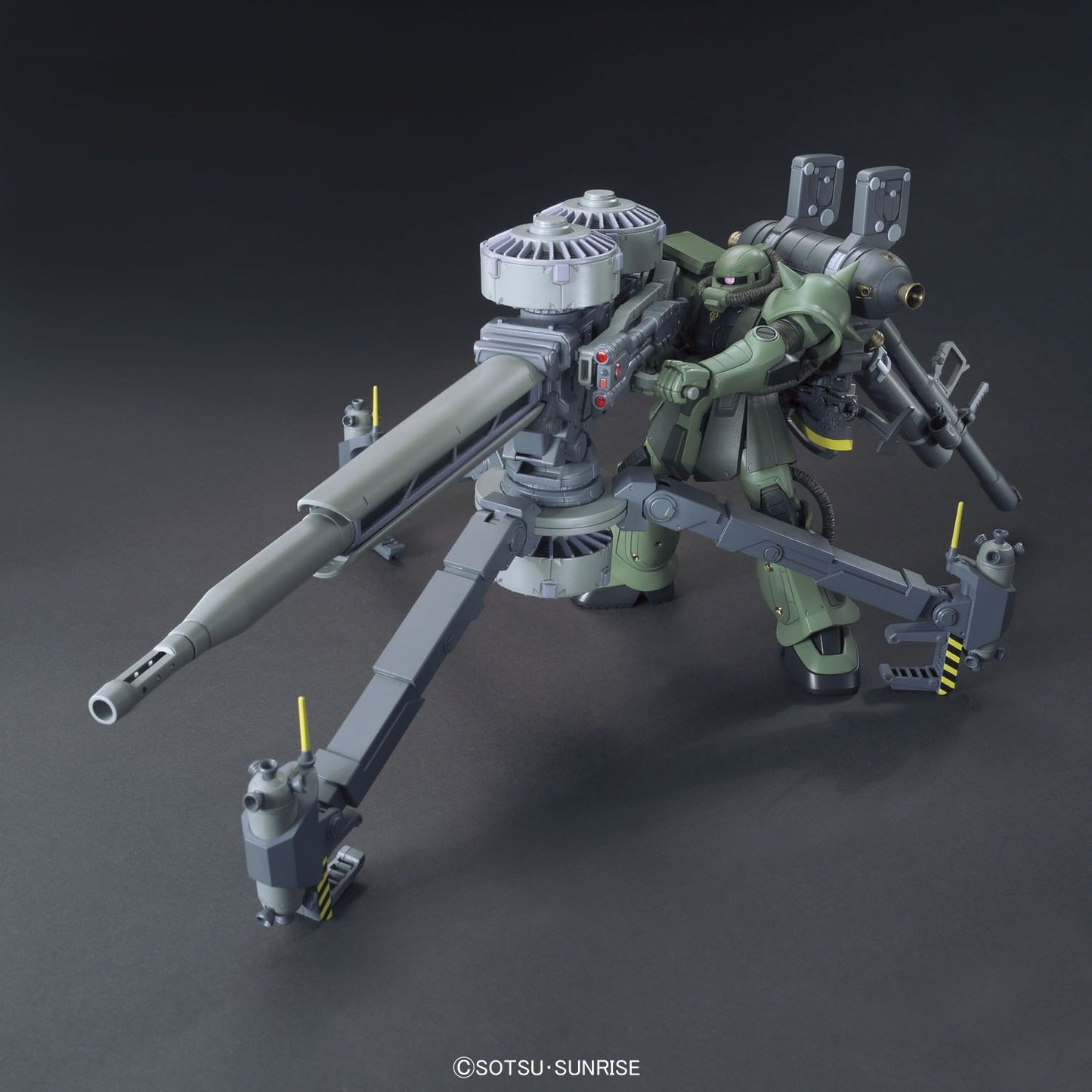 HG 1/144 Zaku II + Big Gun (Gundam Thunderbolt Ver.) Anime Ver. - 4573102685018