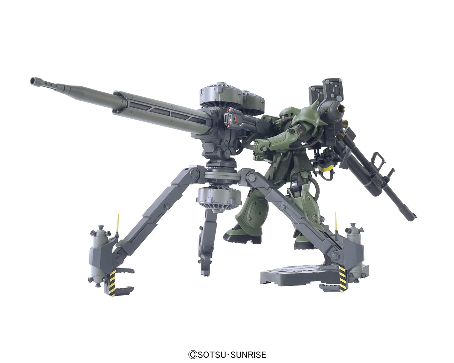 HG 1/144 Zaku II + Big Gun (Gundam Thunderbolt Ver.) Anime Ver. - 4573102685018