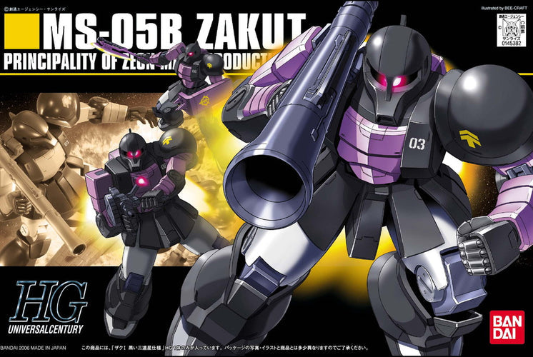 HG 1/144 MS-05B Zaku I Black Tri-Star - HGUC