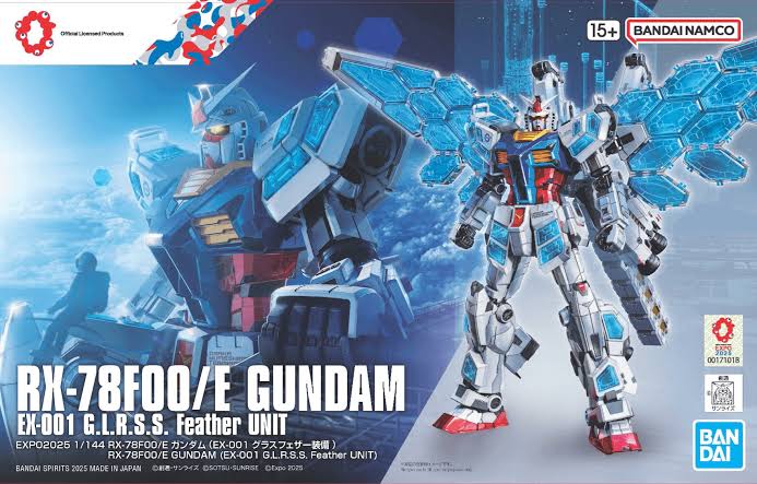1/144 RX-78F00/E Gundam (EX-001 Glass Feather)