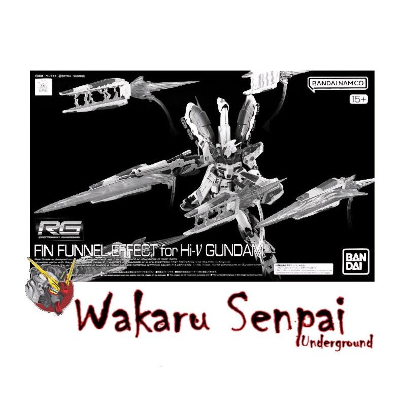 ONHAND P-Bandai RG 1/144 Hi-Nu Gundam Fin Funnel Effect