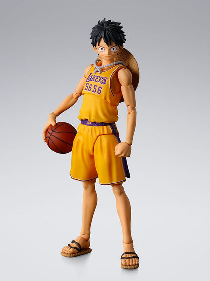 S.H.Figuarts ONE PIECE x NBA MONKEY.D.LUFFY-LOS ANGELES LAKERS ver.