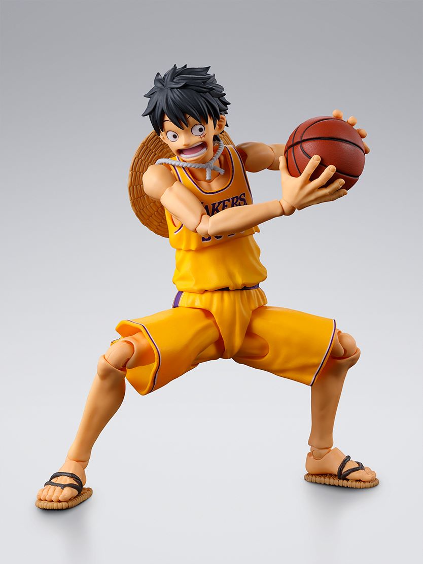 S.H.Figuarts ONE PIECE x NBA MONKEY.D.LUFFY-LOS ANGELES LAKERS ver.