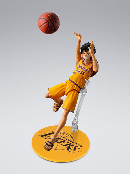 S.H.Figuarts ONE PIECE x NBA MONKEY.D.LUFFY-LOS ANGELES LAKERS ver.