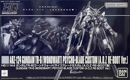 P-Bandai HGUC 1/144 ARZ-124 Gundam TR-6 [Woundwort] Psycho Blade Custom (AOZ RE-BOOT version)
