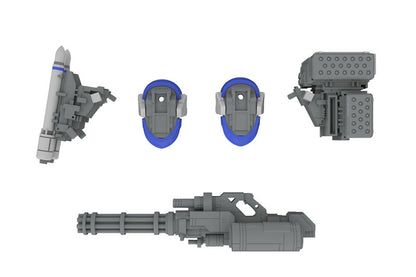 POWERDoLLS2 1/35 X-4+ (PD-802) Armored Infantry Armament Set 3 [Shoulder Parts for Armament Attachment & DRu35 MLC & R25 Rocket & M7A Gatling Gun]