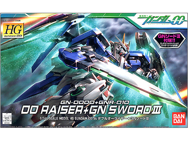 HG 1/144 00 Raiser + GN Sword III