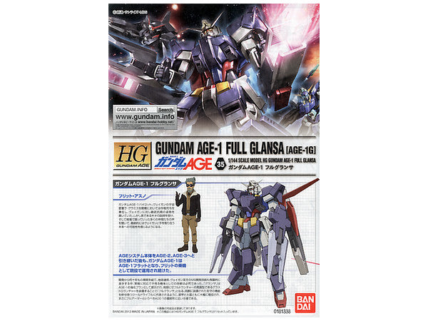 HG 1/144 Gundam AGE-1 Full Glansa