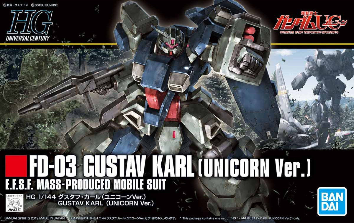 HG 1/144 HGUC Gustav Karl (Unicorn Ver.)