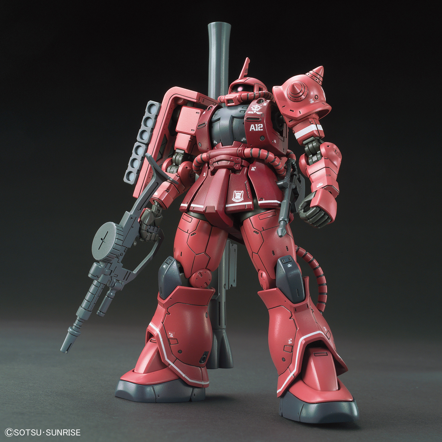 HG 1/144 GTO MS-06S Zaku II Principality of Zeon Char Aznable's Mobile Suit Red Comet Ver.