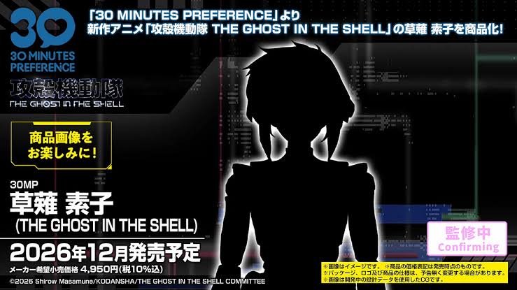 30MP Motoko Kusanagi (The Ghost in the Shell)