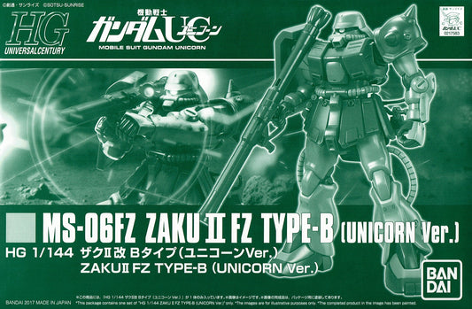 P-Bandai HG 1/144 Zaku II Kai B Type (Unicorn Ver.)