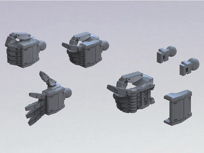 1/144 Builders Parts HD MS Hand 01 EFSF Dark Gray