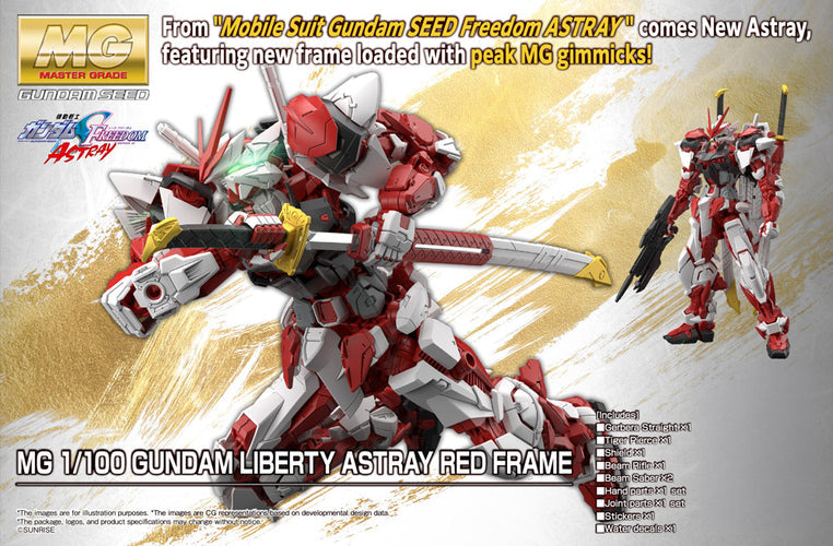 MG 1/100 MWF-JG001 Liberty Astray Red Frame